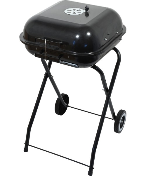 Rectangular Charcoal Grill Cattara Trapani 46cm