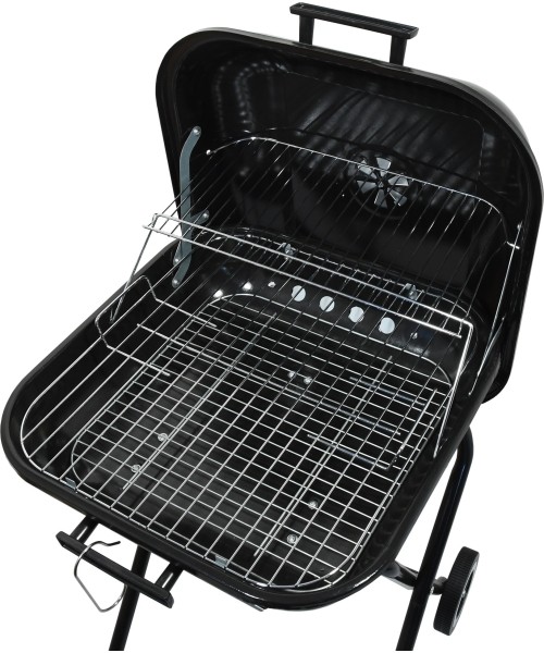 Rectangular Charcoal Grill Cattara Trapani 46cm