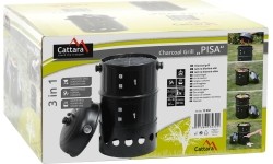 Charcoal Grill-Smokehouse 3in1 Cattara Pisa 40cm