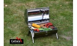 Travel Charcoal Grill Cattara Double 2x38cm