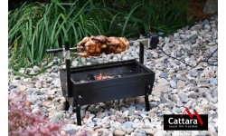 Grill with Electric Motor 230V Cattara Barbecue 60cm