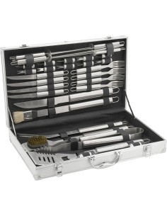 Barbecue Tools Set Cattara - 30pcs, Aluminium Case
