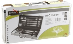 Barbecue Tools Set Cattara - 11pcs, Aluminium Case
