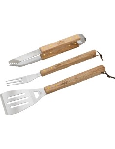 Barbecue Tools Set Cattara Wood - 3 pcs