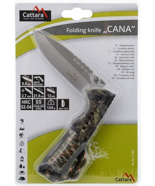 Locking Folding Knife Cattara Cana 21.6 cm 