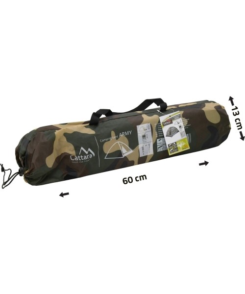2-kohaline telk Cattara Army 200x120x100 cm