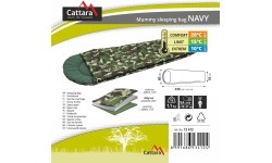 Magamiskott Cattara Navy +10°C