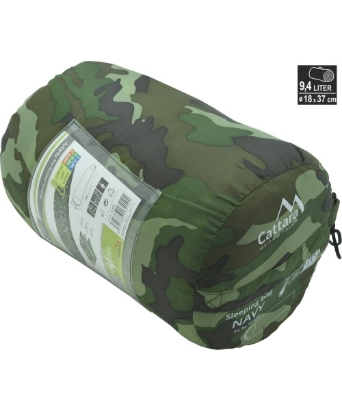 Magamiskott Cattara Navy +10°C