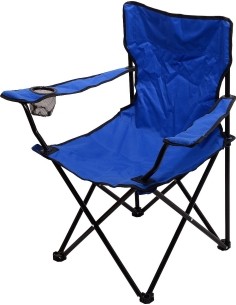 Foldable Camping Chair Cattara Bari - Blue
