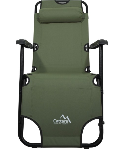 Camping Lounger Cattara Comfort - Green