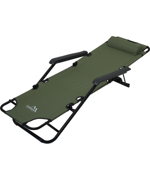 Camping Lounger Cattara Comfort - Green
