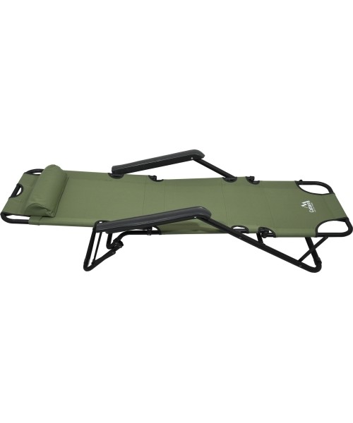 Camping Lounger Cattara Comfort - Green