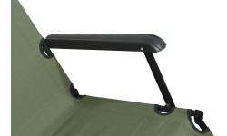 Camping Lounger Cattara Comfort - Green