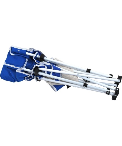 Foldable Camping Lounger Cattara Larisa - Blue