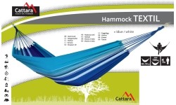 Hammock Cattara Textil - Blue/White 200x100cm