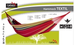 Hammock Cattara Textil - Red/Yellow 200x100cm