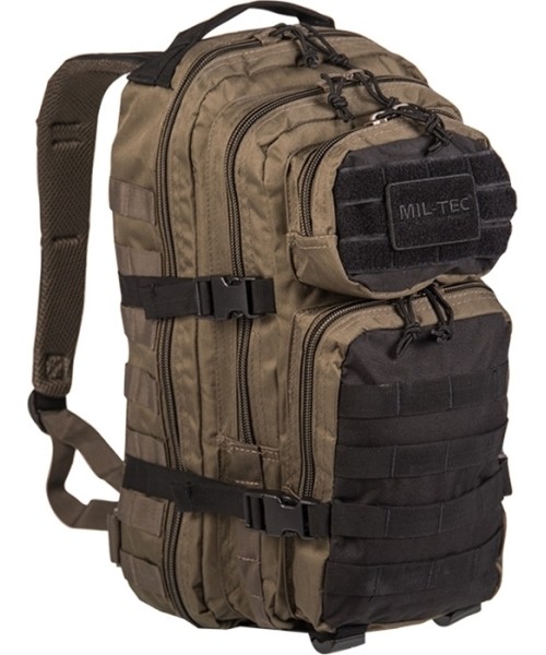 Seljakotid matkale MIL-TEC: RANGER GREEN/BLACK BACKPACK US ASSAULT SMALL