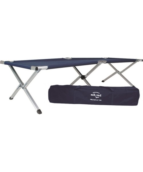 Lavatsid ja matkavoodid MIL-TEC: DARK BLUE US STYLE ALU.FOLDING COT W.BAG