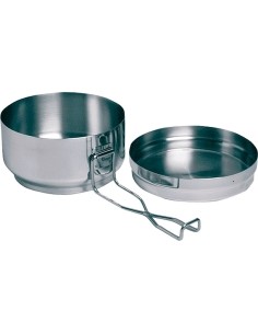 Pot Yate, 2 Parts, Inox