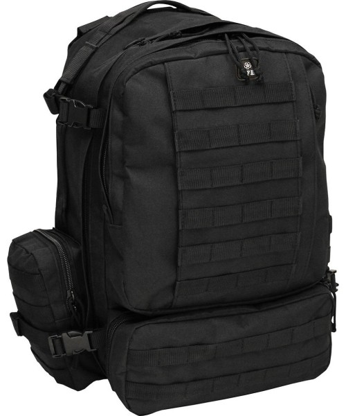 Seljakotid matkale MFH: Kuprinė MFH Tactical-Modular, juoda, 45l