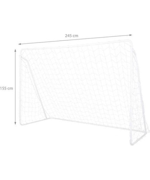Jalgpalliväravad Nils: Tinklas Nils NT8245, 245 x 155 x 80 cm