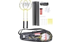 ALUMTEC 4466 BADMINTON SET 2 PCS + DARTS 3 PCS+GRID+WISH LINES
