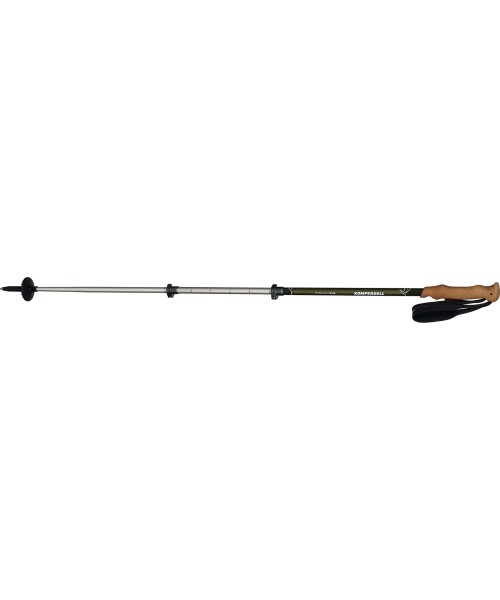 Käimiskepid Komperdell: Šiaurietiško ėjimo lazdos Komperdell Ridgehiker Cork Powerlock 140cm, pora
