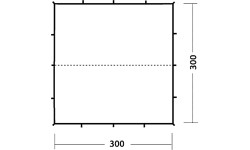 Tarpaulin Robens Trail 3x3m