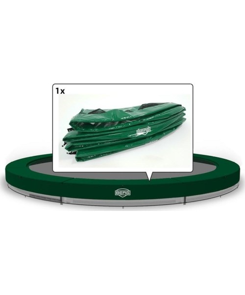Batuudi varuosad BERG: InGround Elite - padjandid rohelised 380 (12,5 ft)