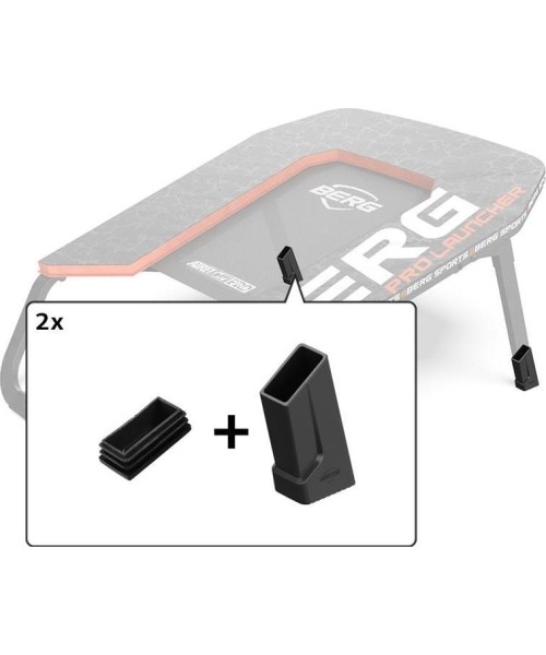 Batuudi varuosad BERG: Pro Launcher - sirge jala kummist jalg + plastmassist kork (2x)