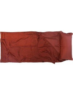 Sleeping Bag Liner Origin Outdoors Silk Rectangular Bordeaux 