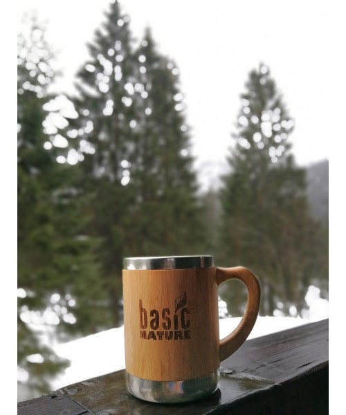 Kruus BasicNature Beaker Bamboo, 0,3 l
