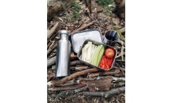 Kokkupandav roostevabast terasest kruus Nalgene BasicNature, 0,35 l
