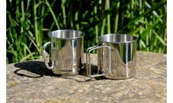 Kokkupandav roostevabast terasest kruus Nalgene BasicNature, 0,35 l