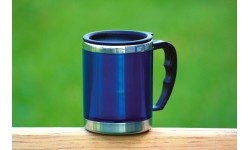 Termokruus BasicNature Stainless Steel Beaker MUG, 0,42 l, sinine
