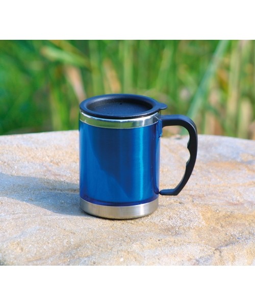 Termokruus BasicNature Stainless Steel Beaker MUG, 0,42 l, sinine