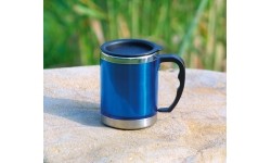 Termokruus BasicNature Stainless Steel Beaker MUG, 0,42 l, sinine