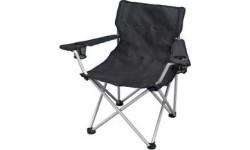 Folding Chair BasicNature Travel Comfort, Black