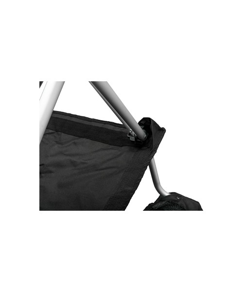 Folding Chair BasicNature Travel Comfort, Black
