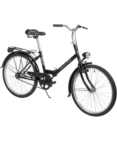 Linnarattad : Dviratis AZIMUT Fold 24" 2023 black matt