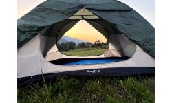 Kokkupandav telkimismatt BasicNature Foldable, 180x50 cm