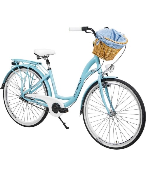 Linnarattad : Dviratis AZIMUT Sarema ALU 28" 3-speed 2023 turquoise matt