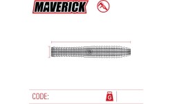 Winmau Maverick 80% tungsten steel tip darts