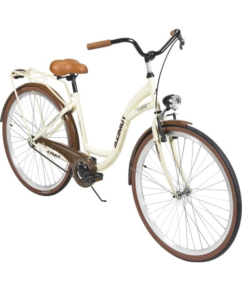 Linnarattad : Dviratis AZIMUT Classic 28" 2023 cream