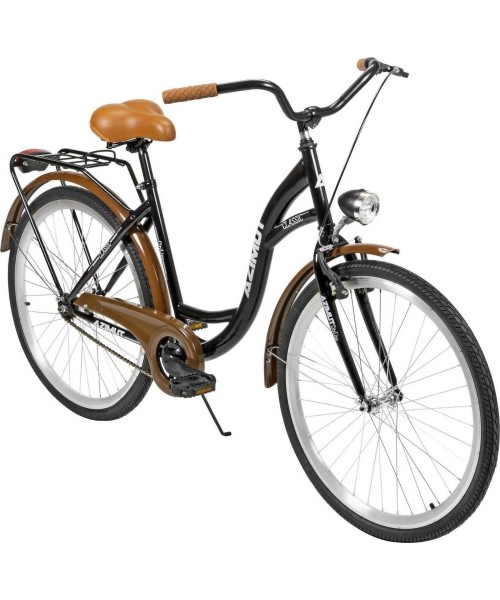 Linnarattad : Dviratis AZIMUT Classic 26" 2023 black