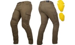Motorcycle Jeans W-TEC Wallbridge Olive - Olive Green