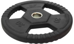 Rubber-Coated Weight Plate with Grips Bauer Fitness Premium 20kg AC-1496