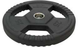 Rubber-Coated Weight Plate with Grips Bauer Fitness Premium 25kg AC-1497