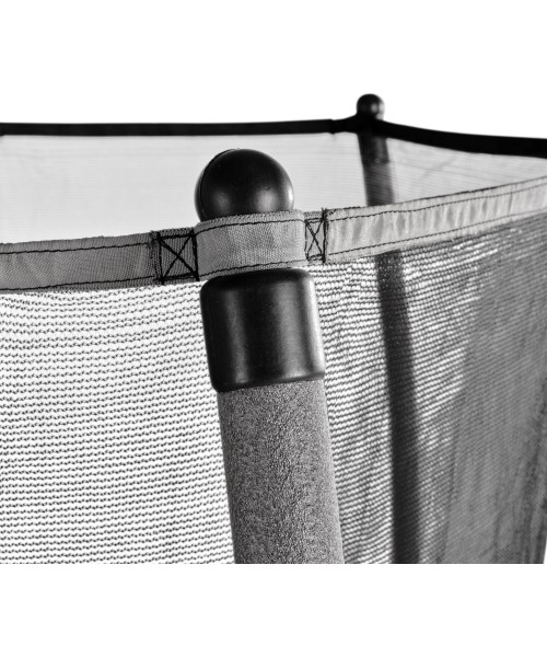 EXIT Tiggy junior trampoline with safety ø140cm - black/grey