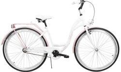 AZIMUT City Lux 28" 2025 Bicycle, white-pink